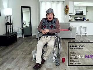 Dibs on robo pussy; family takes ass and mouth