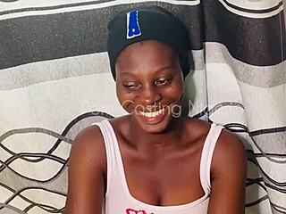 Casting Interview With Petite Black Teen Melanin May