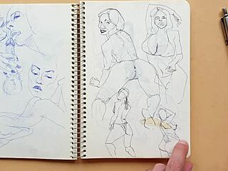 Wow, Parker Pen Sketch Of Doggy-Style Foot Fetish!