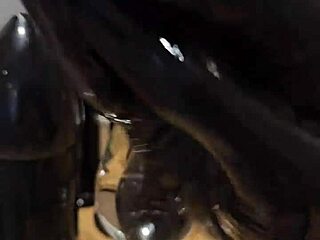 Large sextoy anal fuck with redhead slut