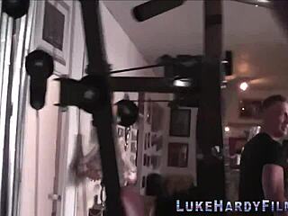 British Skank Gets Nailed in Group Hardcore Action