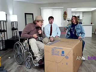 Dibs on robo pussy; family takes ass and mouth