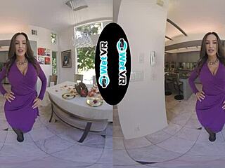 Allie Addison bangs landlord in VR to cover rent