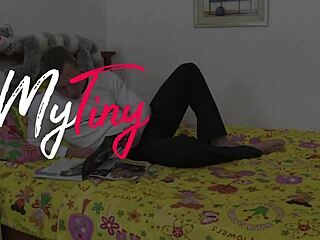 Skinny teen 18+ seduces boyfriend for anal sex with blowjob