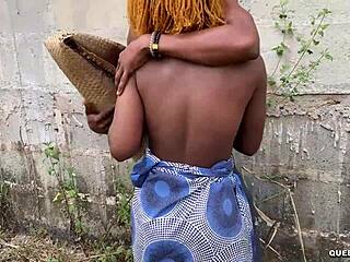 18yo Teen Lets Me Bang Her on Granny’s Old Outdoor Mat.