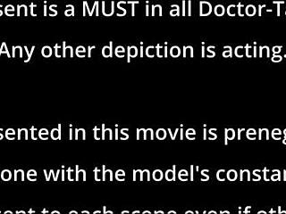 Back shot of Mina Moon getting a cum facial - POV style