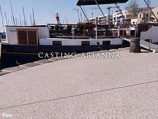 Arianna's Emotional First Anal Casting with Squirting and Toys.