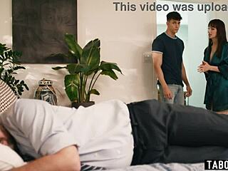 Huge Tits Milf Stepmom Lexi Luna Bangs Stepson Near Sleeping Husband