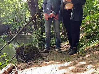 amazing handjob from mature mother in law with big natural tits and ass