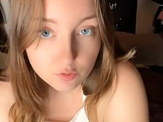 Intense dildo sucking and pussy play with big clit stimulation