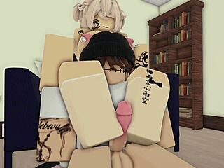 A cute girl massaged my feet with her hands and mouth