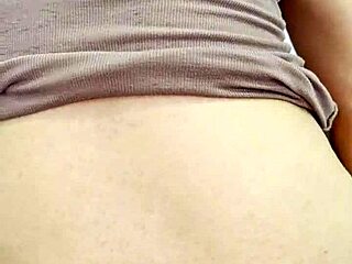 Girlfriend's ass bounces in cowgirl position.