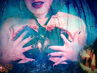 Ghostly Ghoulfriend Delivers Spooky Jerk Off Instructions