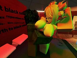 Blonde Snowbunny Gets Railed by Big Black Cock