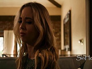 heavenly brunette plays with dildo and real dick