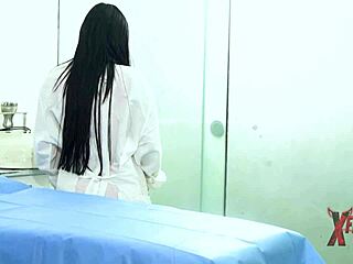 The hot urologist-assistant was penetrated by a huge penis