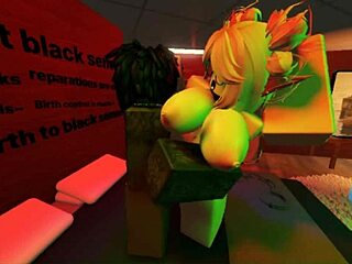Blonde Snowbunny Gets Railed by Big Black Cock