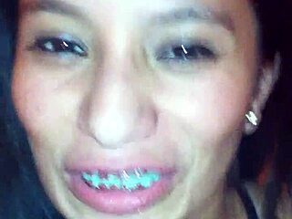 Young Latina Teen Gives Reluctant Blowjob