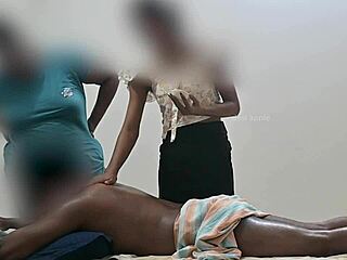 hidden cam catches steamy happy ending massage with handjob action