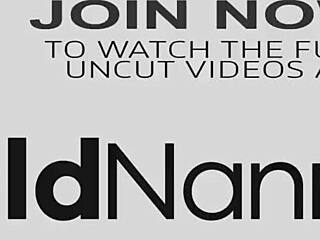 Busty Lesbians Foursome by Poolside with Shaved Pussies