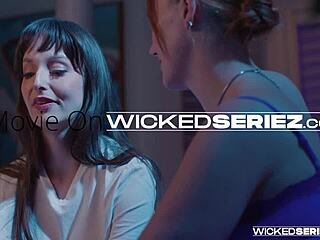 Siri Dahl and Lexi Luna share a piece of meat in episode 3
