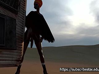 Scarlet Slams Big Cock Into Anna's Sexy Tight Ass