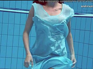 oh my god, piyavka chehova's big bouncy juicy tits look amazing underwater!
