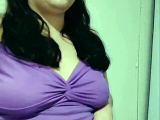 Nicole Teasing Before Stuffing Her Stomach With Food In Pov View