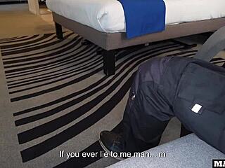 young french blonde returns for more rough fucking with big black cock