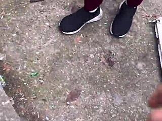 Climbing the hill crazy horny to give my pink pussy!