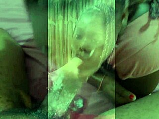 pretty model gone bad sucking dildo to practice big cock skills spit dripping