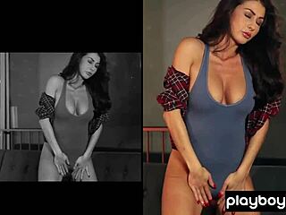 The glamorous babes introduce their beautiful, ideal bodies to the camera