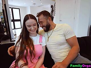 Step sister locked and analed by stepbro at home