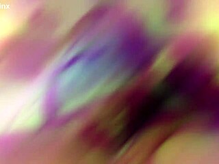 Blue Haired 19YO Goddess Deepthroats Cock