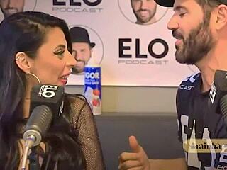 Beautiful Latina Hotwife Shares Podcast Experience with Presenter