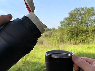 Good morning planet hot tea and hard fucking with a blowjob