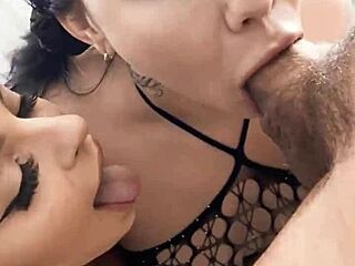 Two hot girls with big butts get their holes smashed