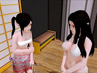 i am playin harem hotel 390, it's so fun in the room