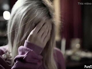 Hot stepdaughter wants to fuck stepdad's fat dick