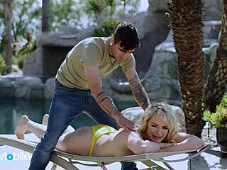 Wild Sloppy Sex: Stepmom And Stepson In Garage