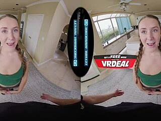 hey, curvy redhead teen chloe marie convinces you to hire her for hardcore fun