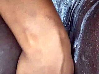 Black MILF shows her juicy, sweet, wet ass