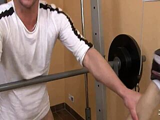 French Arab Girl Gets Intense Workout With Partner At Gym