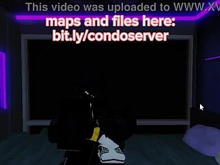 Roblox Slut Sucking Dick with Rough Deepthroat and Cumshot!