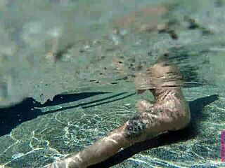 Nina rivera and sully savage do underwater pussy eating in the pool.