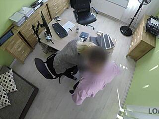 loan4k agent fucks tight teen pussy and approves her loan