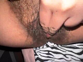 Indian Step Mom Fingers Her Tight Horny Hairy Pussy in Hot POV Scene