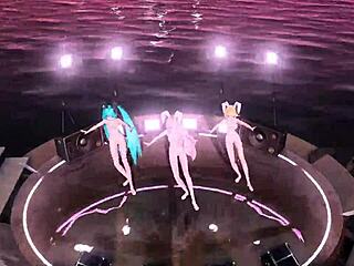 Hatsune Miku and Friends in Nude Bunny Costumes: Cum and Pussy Action Unleashed?