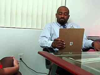 Barbie Sinclair Fucks And Sucks For A Job