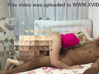 Fucking this big cock in lingerie!